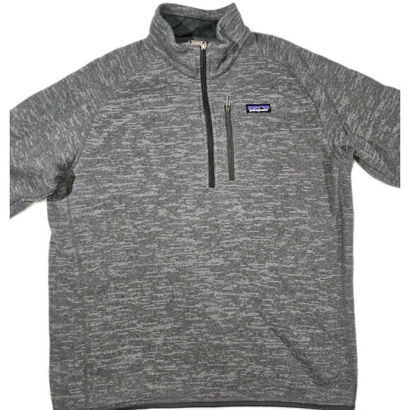 Patagonia Better Sweater 1/4 Zip Fleece Pullover Mens XL Gray - Picture 1 of 8